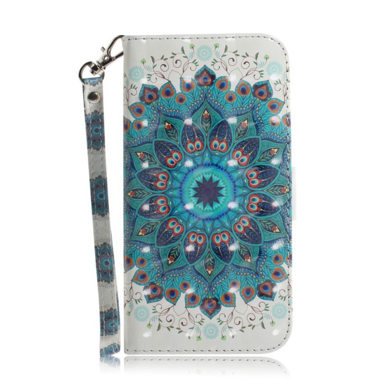 Cover Folio-hoesje Huawei P Smart 2020 Telefoonhoesje Meesterlijke Mandala Met String