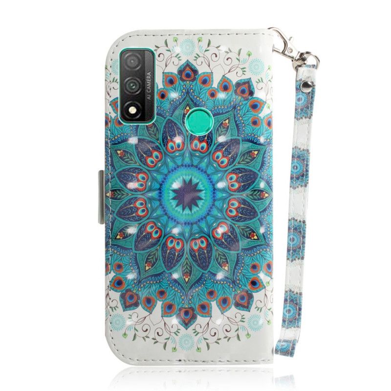 Cover Folio-hoesje Huawei P Smart 2020 Telefoonhoesje Meesterlijke Mandala Met String