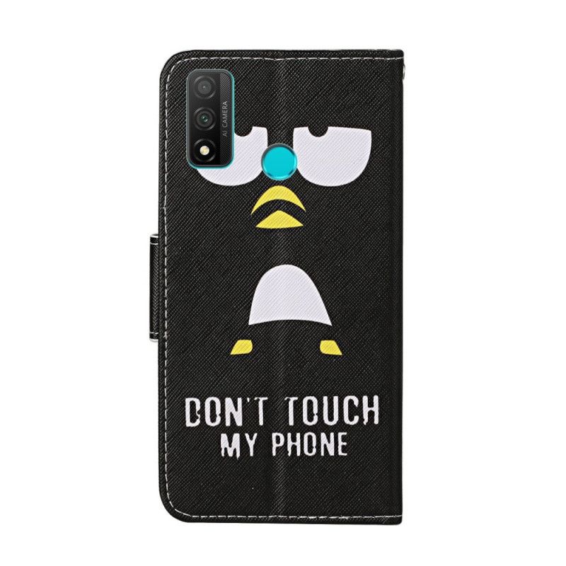 Flip Case Leren Huawei P Smart 2020 Nieuw Raak Mijn Telefoon Niet Aan