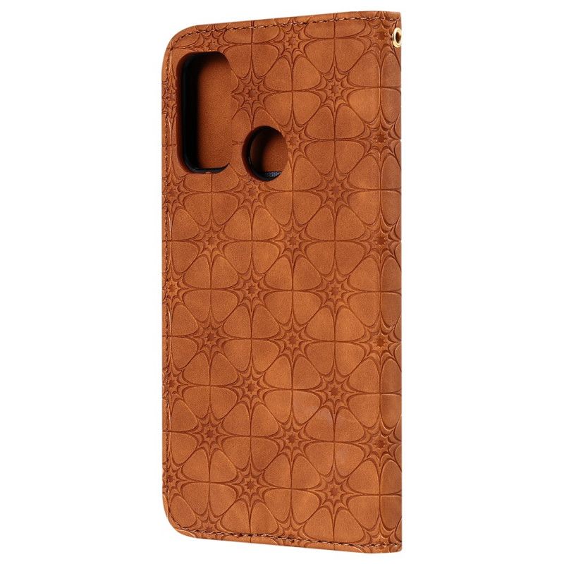 Folio-hoesje Huawei P Smart 2020 Donkerblauw Groen Sterrenprint