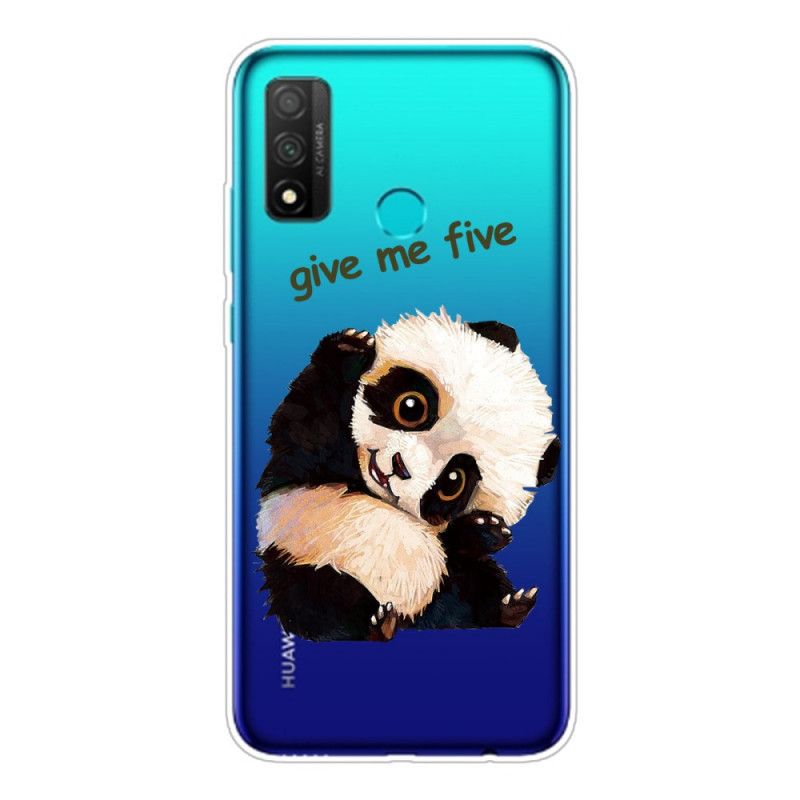 Hoesje Huawei P Smart 2020 Doorzichtige Panda Geef Me Er Vijf
