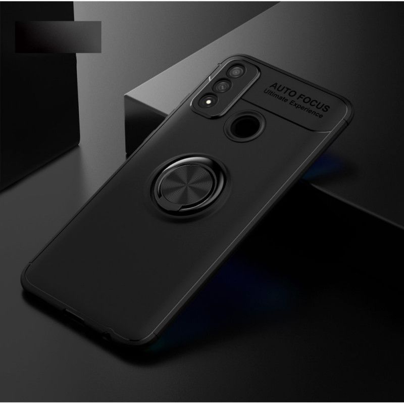 Hoesje Huawei P Smart 2020 Rood Zwart Lenuo Magnetische Ring