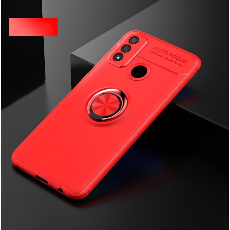 Hoesje Huawei P Smart 2020 Rood Zwart Lenuo Magnetische Ring