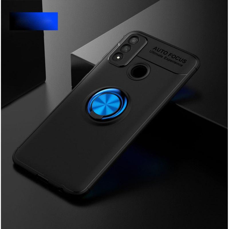 Hoesje Huawei P Smart 2020 Rood Zwart Lenuo Magnetische Ring