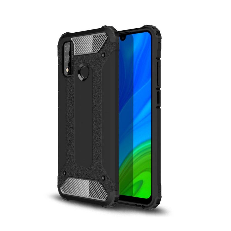 Hoesje Huawei P Smart 2020 Wit Zwart Overlevende
