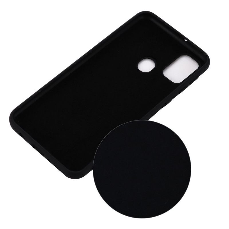 Hoesje voor Huawei P Smart 2020 Rood Zwart Vloeibare Siliconen