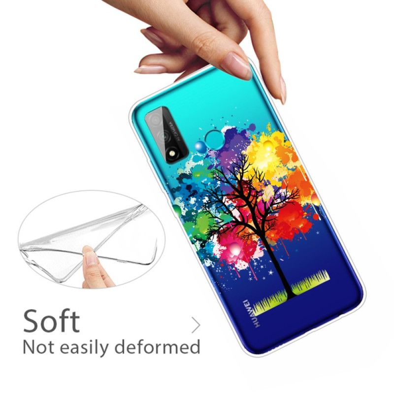 Hoesje voor Huawei P Smart 2020 Transparante Aquarelboom