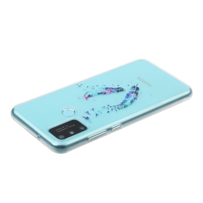 Hoesje voor Huawei P Smart 2020 Transparante Veren