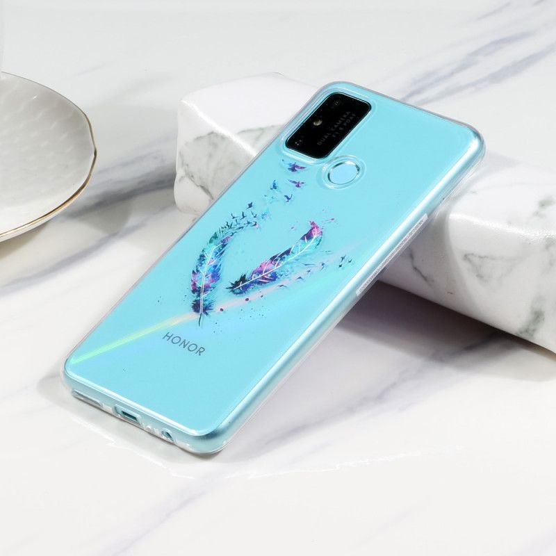 Hoesje voor Huawei P Smart 2020 Transparante Veren
