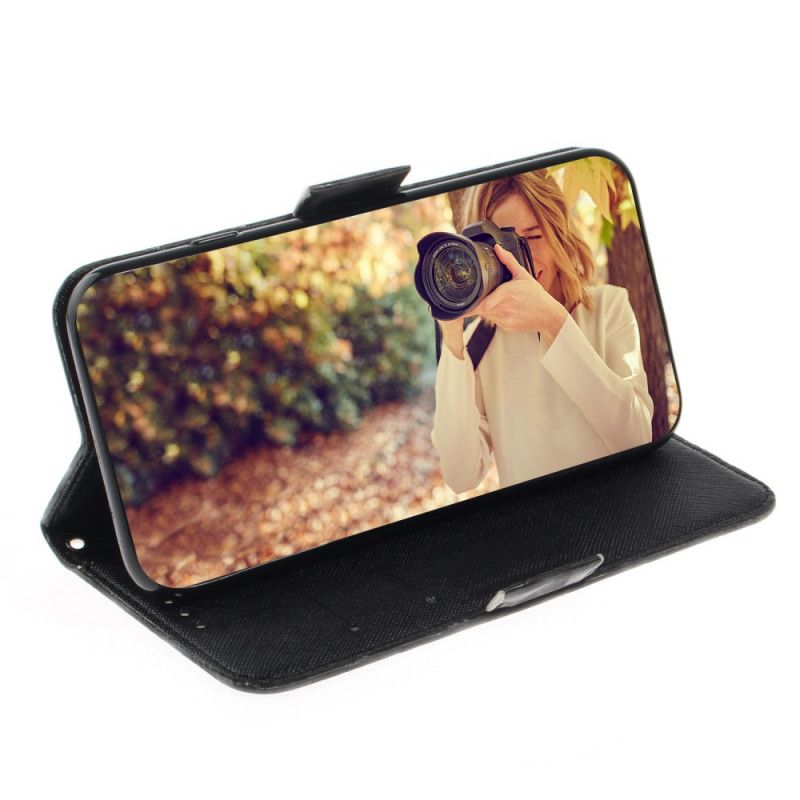 Leren Hoesje Huawei P Smart 2020 String Safari Dieren