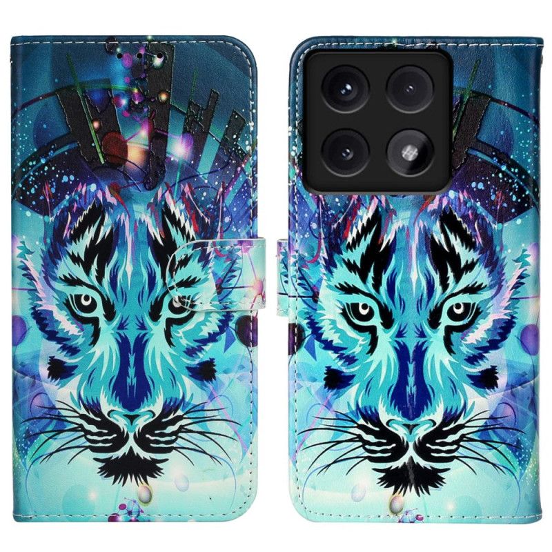 Leren Hoesje Xiaomi 14t Premiumwolf Bescherming Hoesje