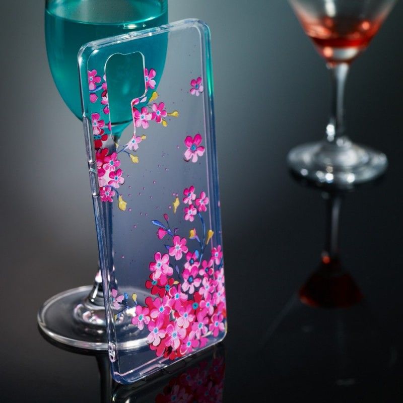 Case Hoesje Huawei P30 Pro Telefoonhoesje Gele En Magenta Bloemen