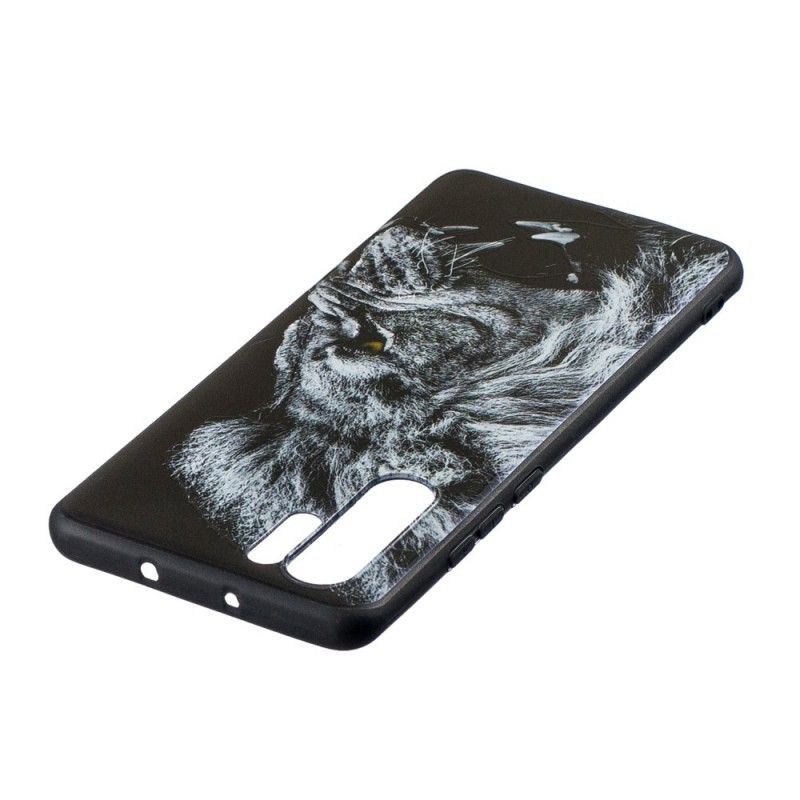 Case Hoesje Huawei P30 Pro Telefoonhoesje Woeste Leeuw