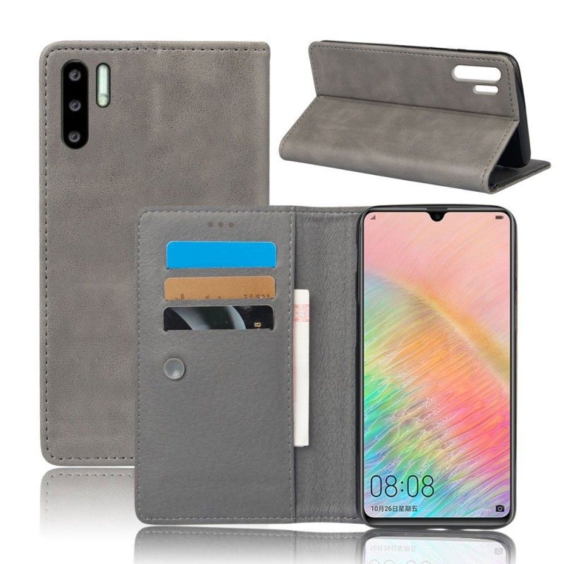 Folio-hoesje voor Huawei P30 Pro Leereffect