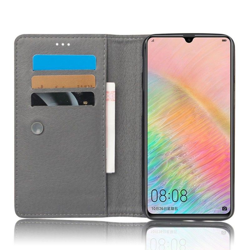 Folio-hoesje voor Huawei P30 Pro Leereffect