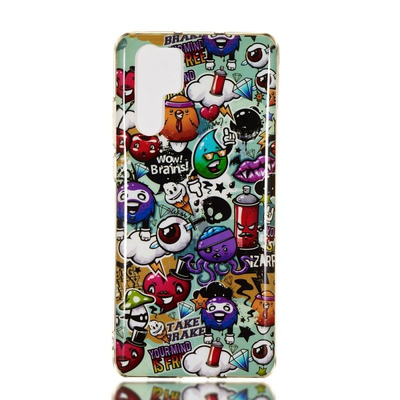 Hoesje Huawei P30 Pro Fluorescerende Waanzin