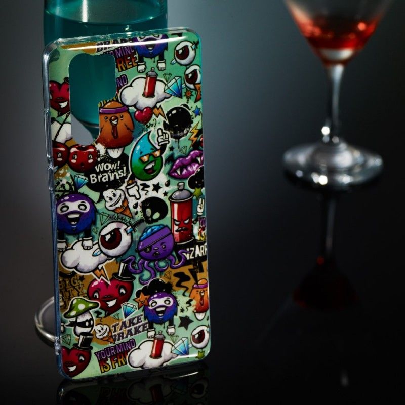 Hoesje Huawei P30 Pro Fluorescerende Waanzin