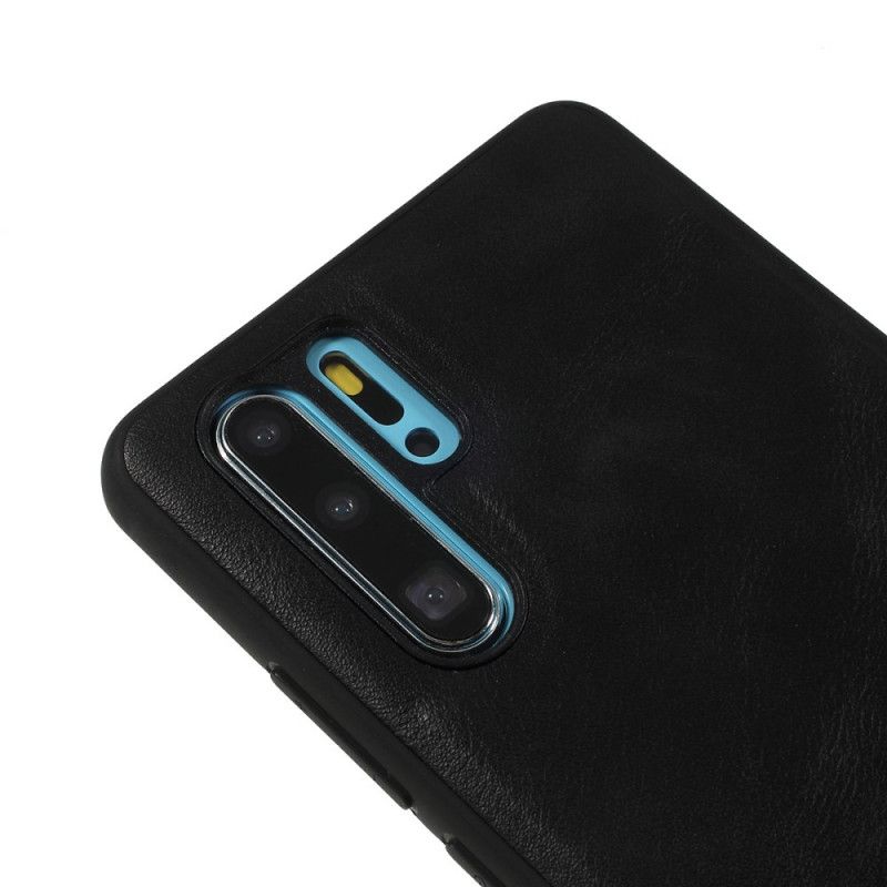 Hoesje Huawei P30 Pro Grijs Zwart Vintage Stijl X-Niveau