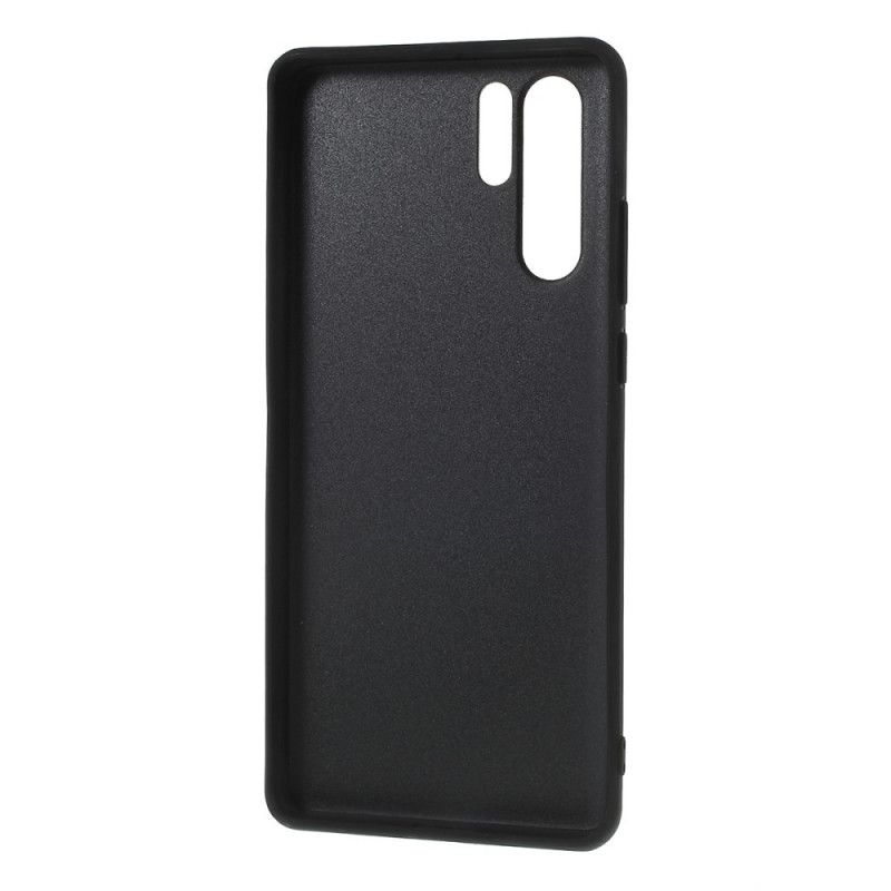Hoesje Huawei P30 Pro Grijs Zwart Vintage Stijl X-Niveau