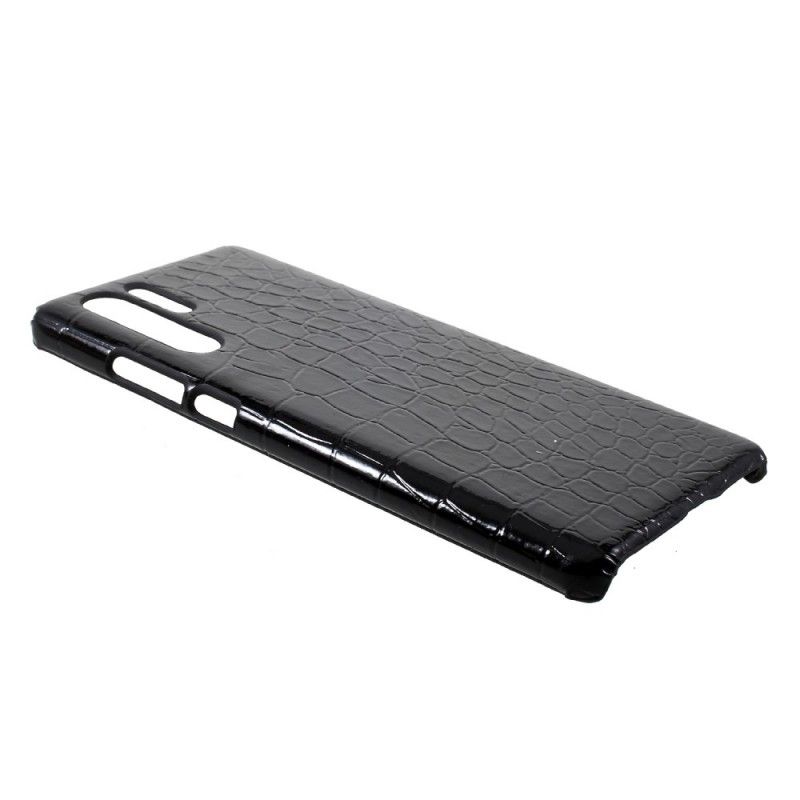 Hoesje Huawei P30 Pro Telefoonhoesje Krokodillenhuideffect