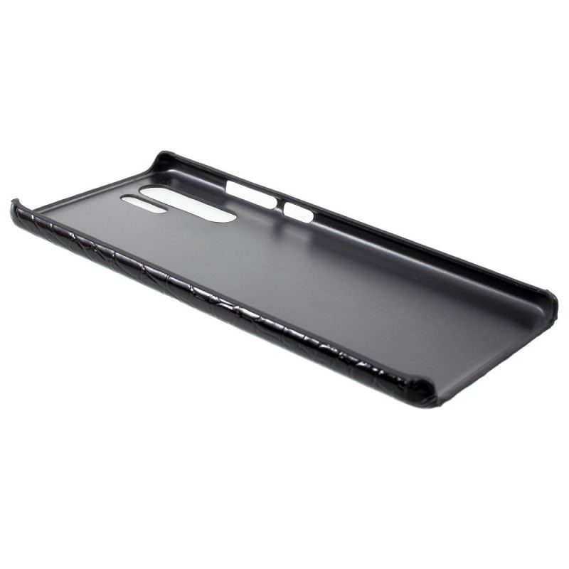 Hoesje Huawei P30 Pro Telefoonhoesje Krokodillenhuideffect