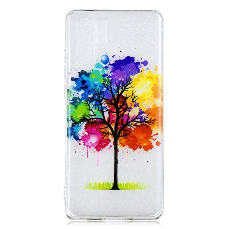 Hoesje Huawei P30 Pro Transparante Aquarelboom