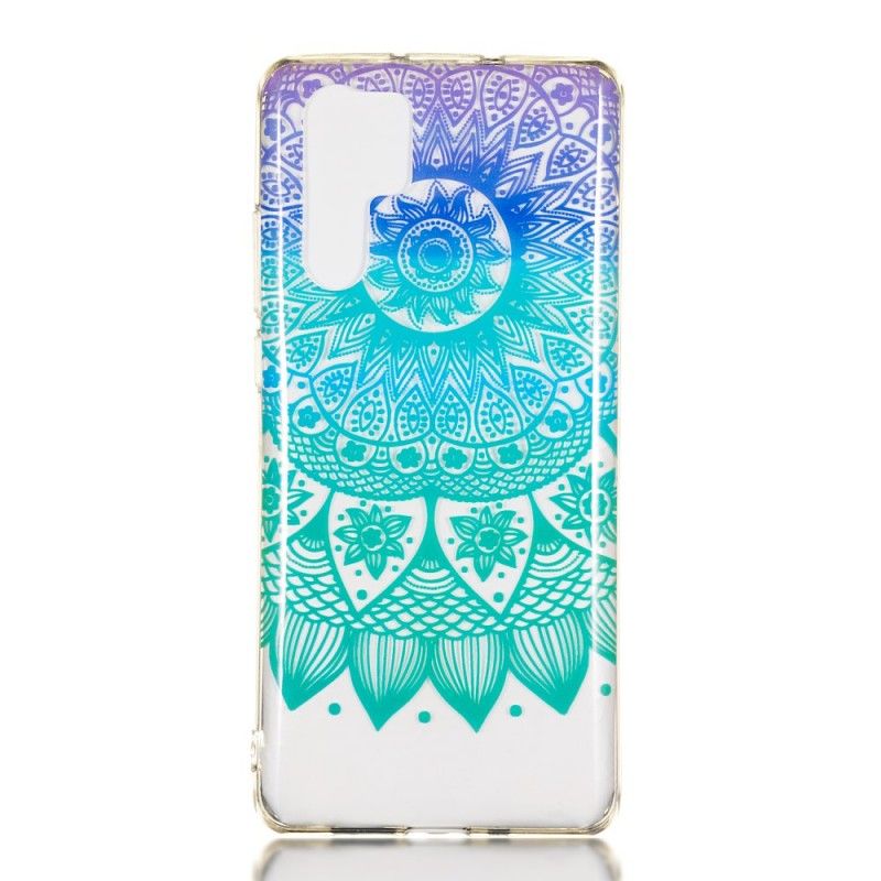 Hoesje Huawei P30 Pro Transparante Kleurrijke Mandala