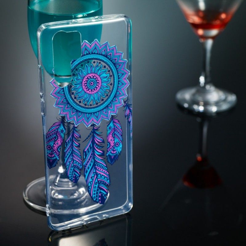Hoesje Huawei P30 Pro Vanger Droomt Blauwe Veren