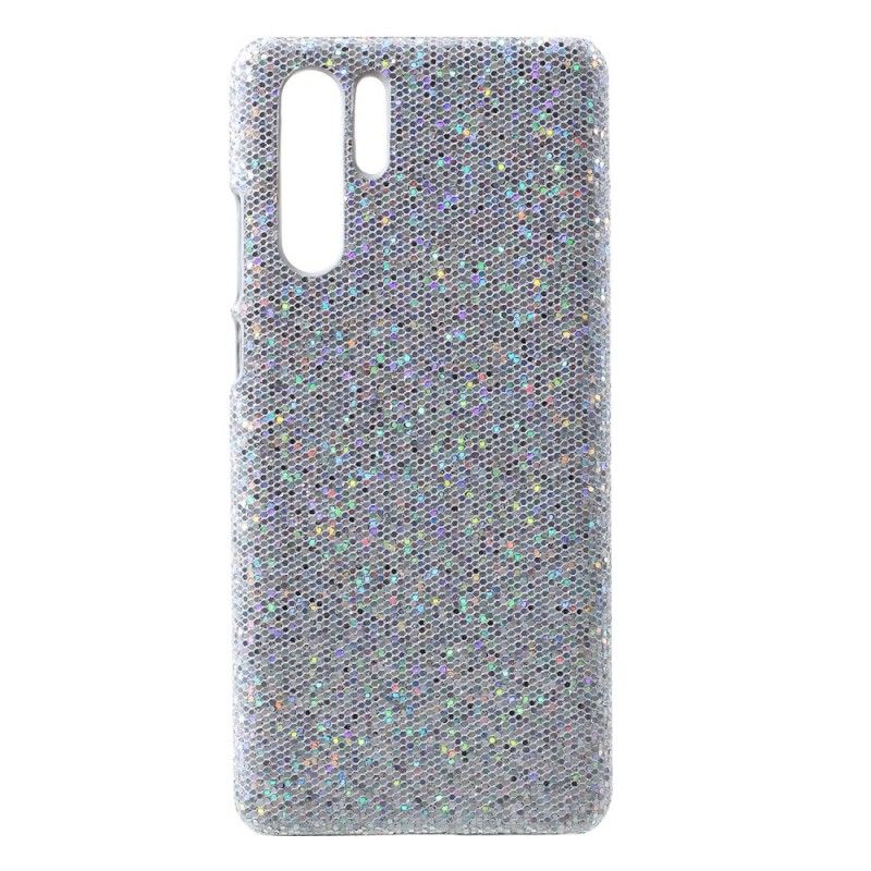Hoesje Huawei P30 Pro Zwart Pailletten