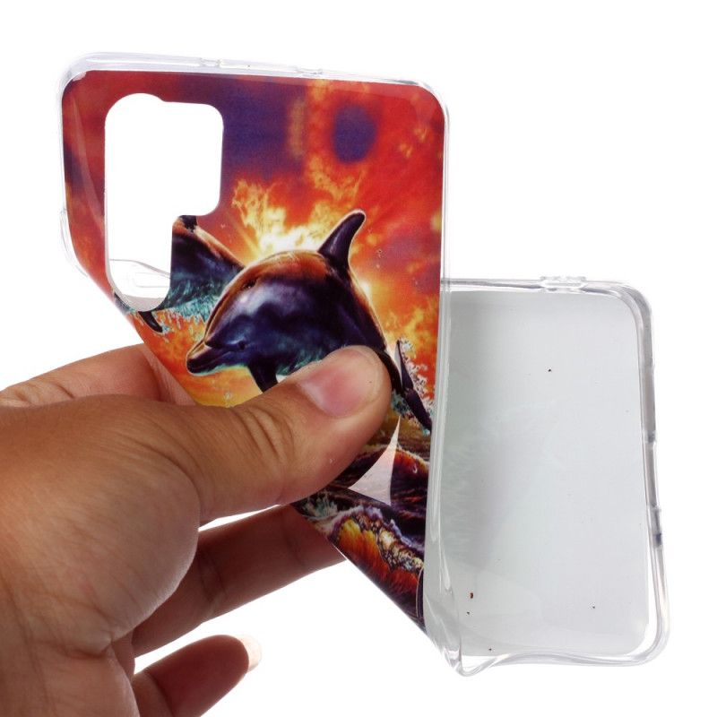 Hoesje voor Huawei P30 Pro Dolfijnen In Het Wild