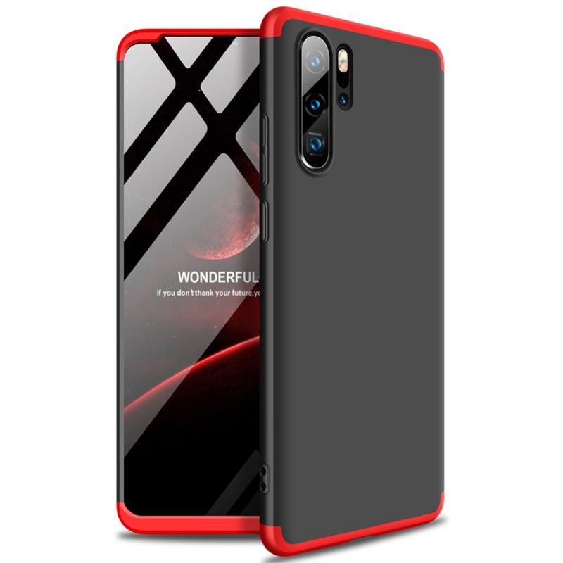 Hoesje voor Huawei P30 Pro Rood Zwart Afneembare Gkk