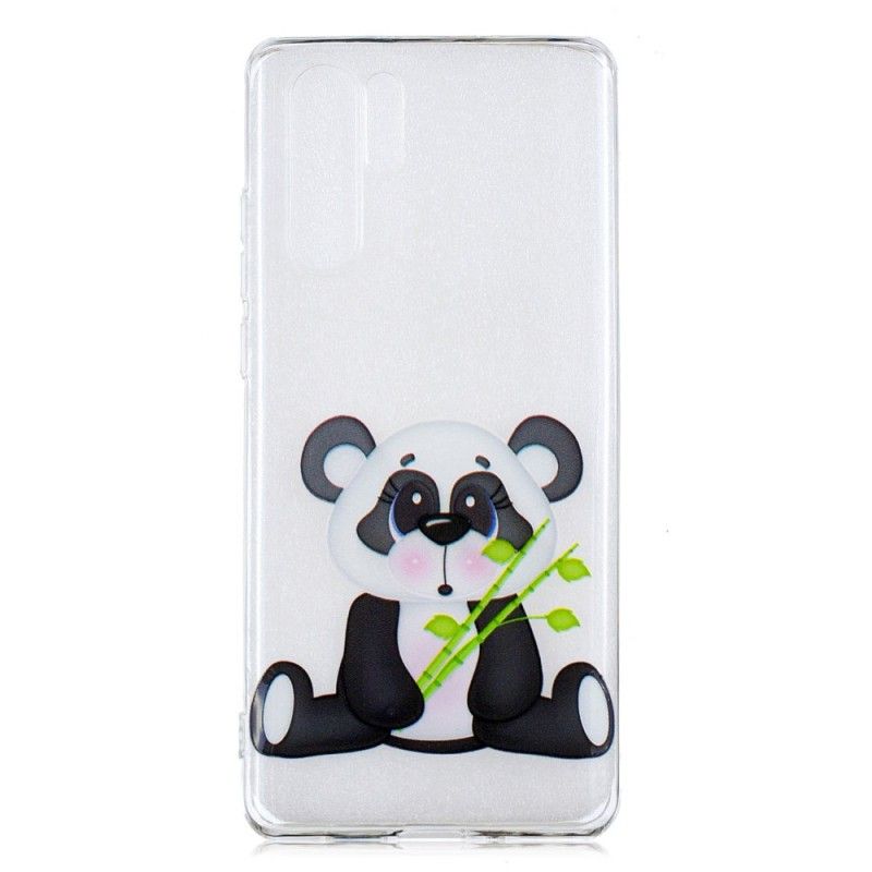 Hoesje voor Huawei P30 Pro Transparante Droevige Panda
