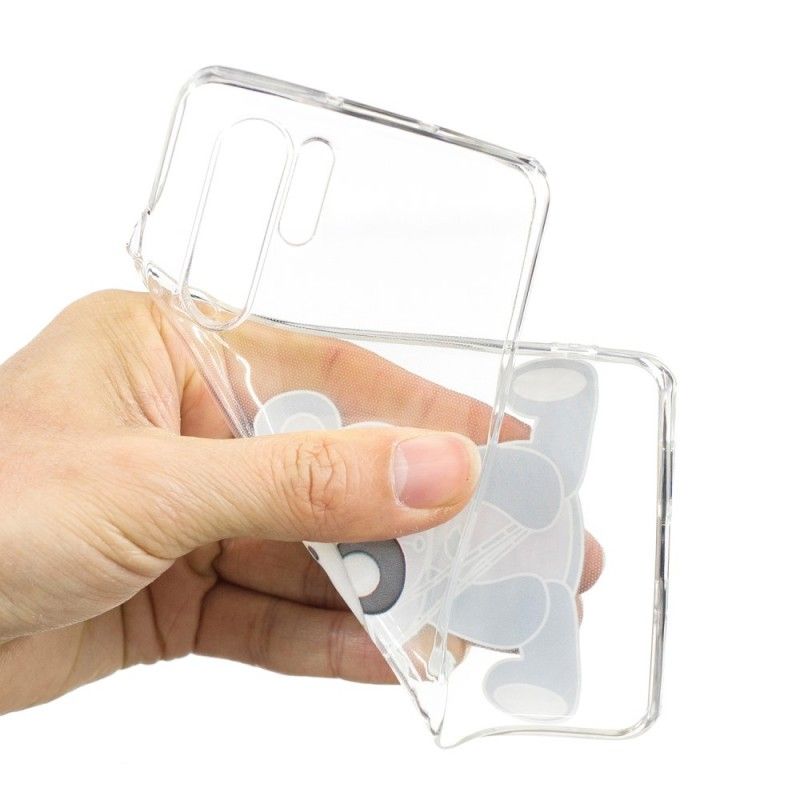 Hoesje voor Huawei P30 Pro Transparante Droevige Panda