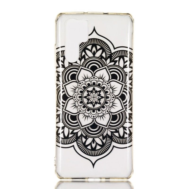 Hoesje voor Huawei P30 Pro Zwarte Mandala Art