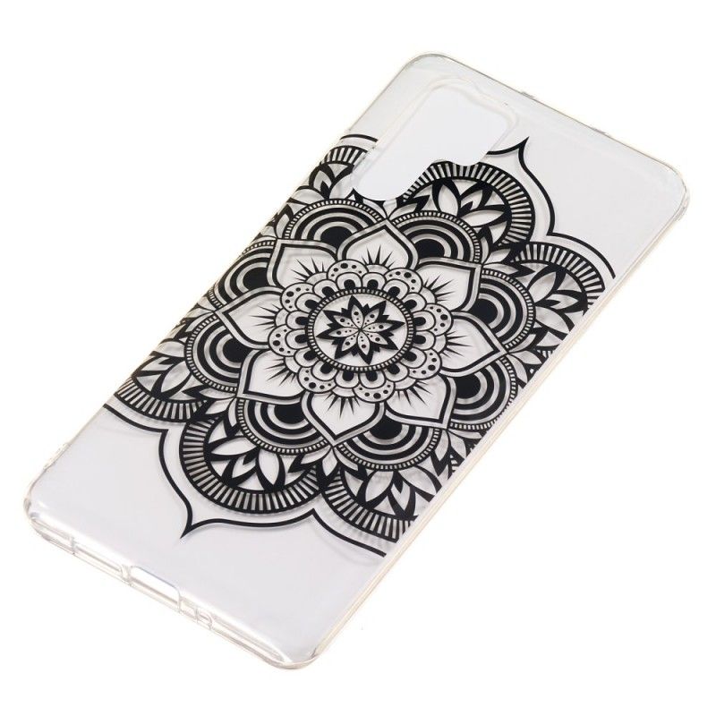 Hoesje voor Huawei P30 Pro Zwarte Mandala Art