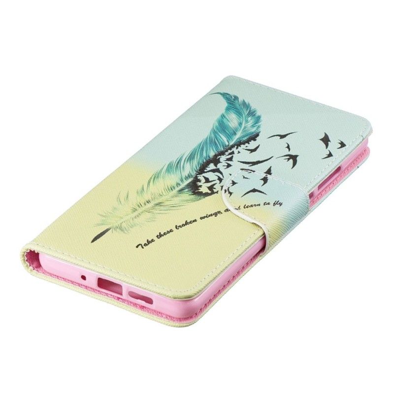 Leren Hoesje Huawei P30 Pro Leren Vliegen