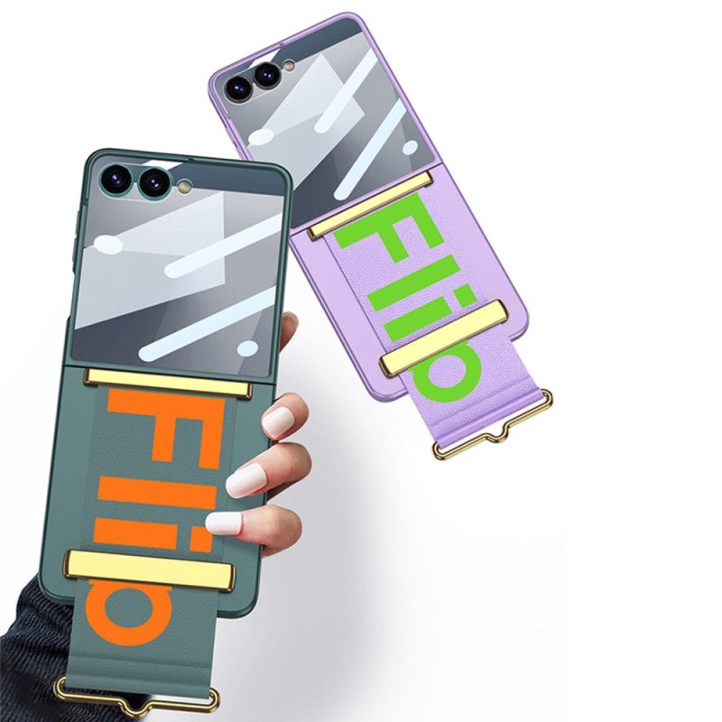 Case Hoesje Samsung Galaxy Z Flip 7 Telefoonhoesje Gkk-riem