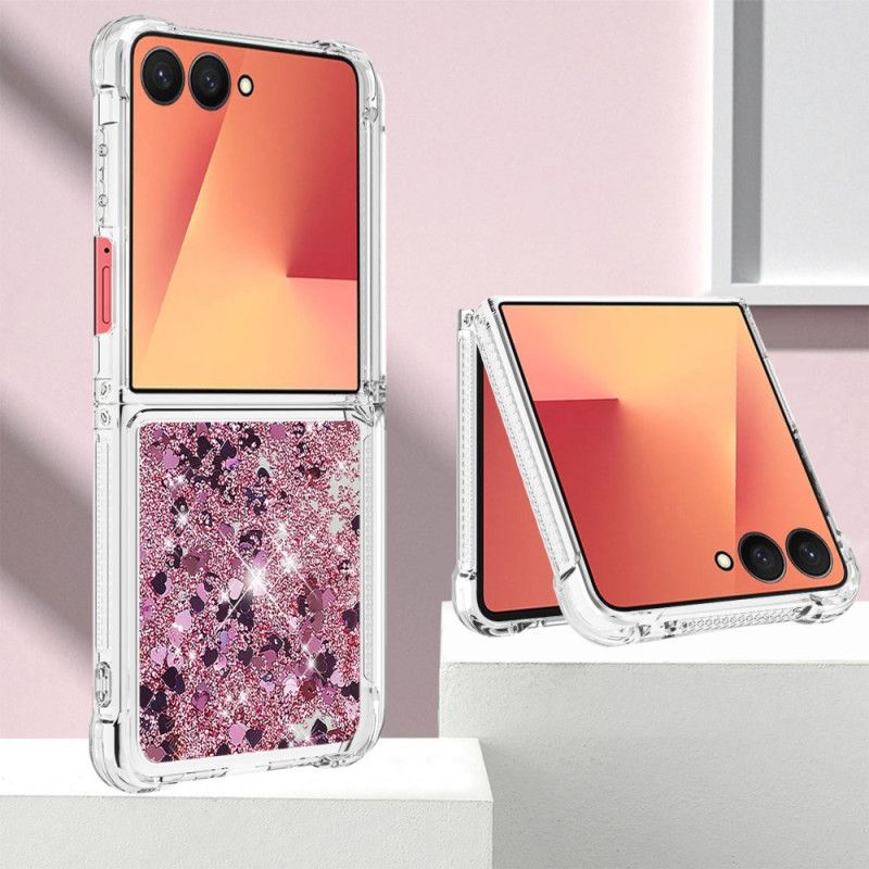 Case Hoesje Samsung Galaxy Z Flip 7 Telefoonhoesje Pailletten