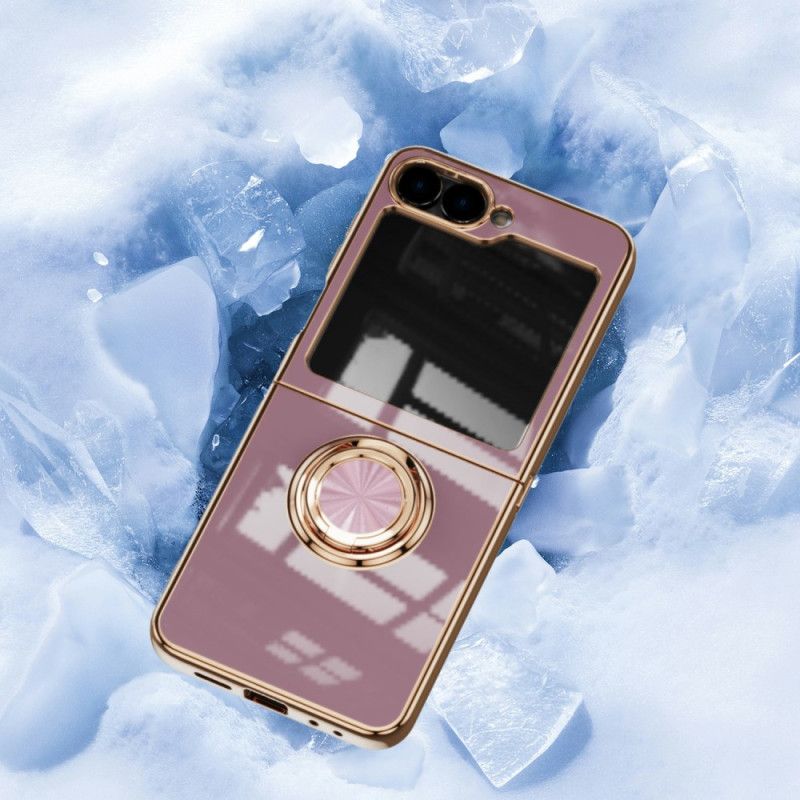 Cover Hoesje Samsung Galaxy Z Flip 7 Telefoonhoesje Premium Design Ringhouder