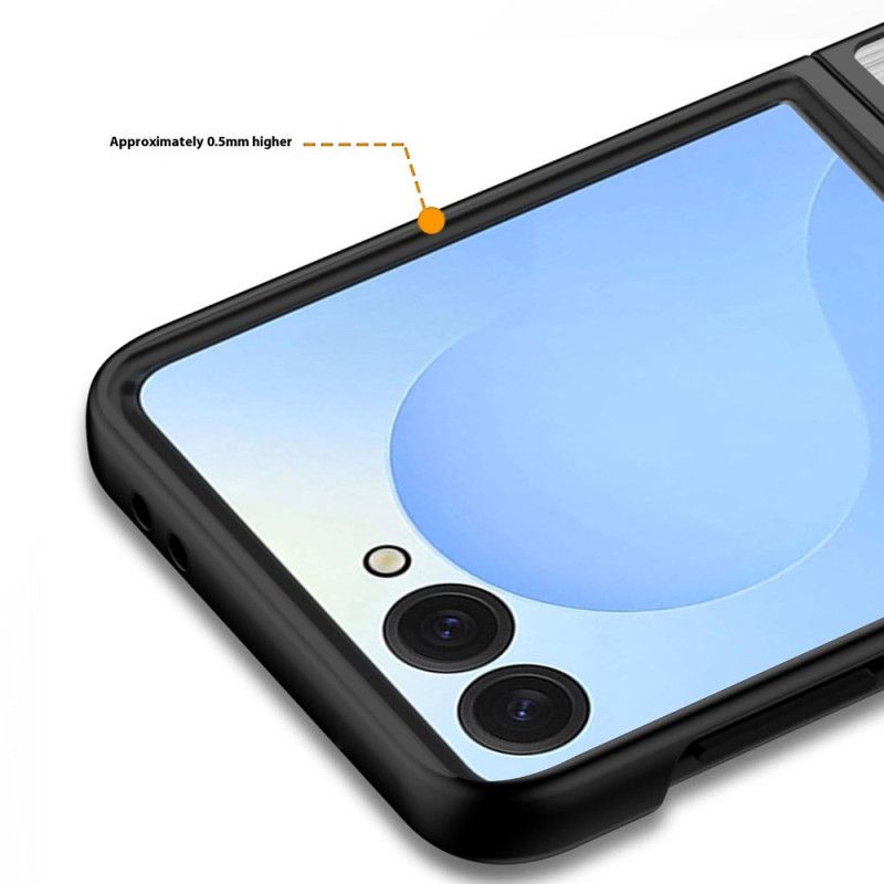 Cover Hoesje Samsung Galaxy Z Flip 7 Telefoonhoesje Roestvrij Staal