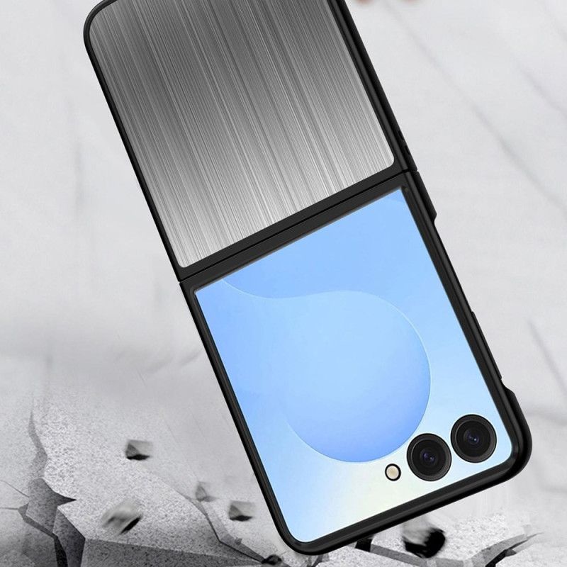 Cover Hoesje Samsung Galaxy Z Flip 7 Telefoonhoesje Roestvrij Staal
