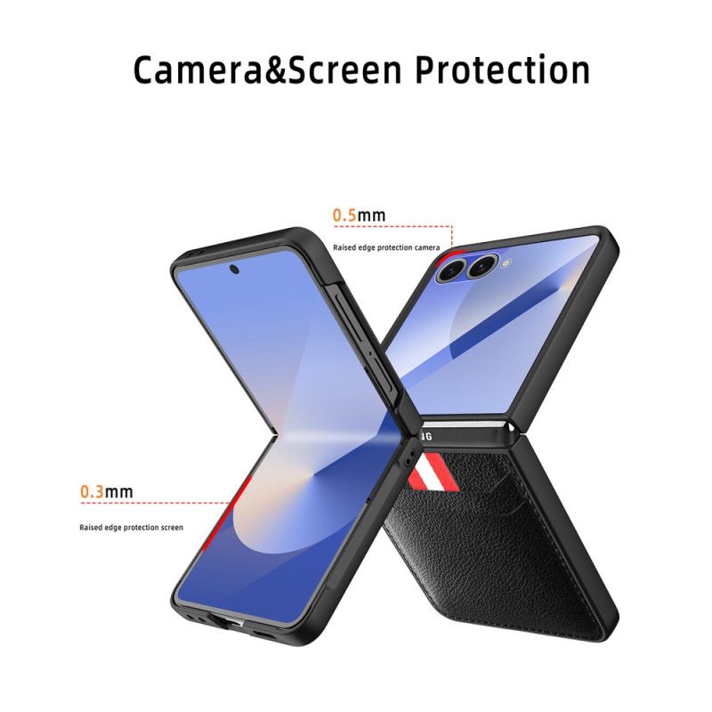 Cover Hoesje Samsung Galaxy Z Flip 7 Telefoonhoesje Zijdezachte Textuur