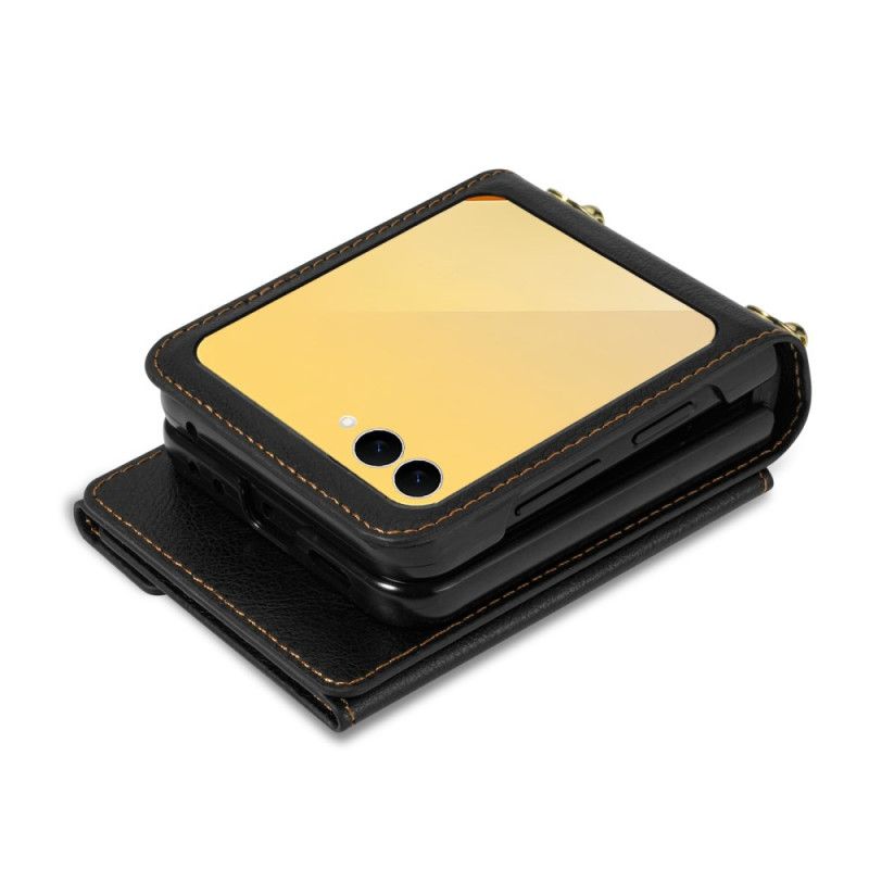 Hoesje Case Samsung Galaxy Z Flip 7 Telefoonhoesje N.bekus Schouderportemonnee