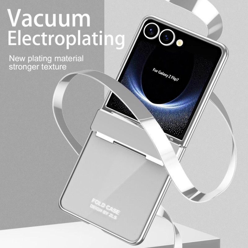 Hoesje Samsung Galaxy Z Flip 7 Anti-vingerafdruk Metallic Design Bescherming Hoesje