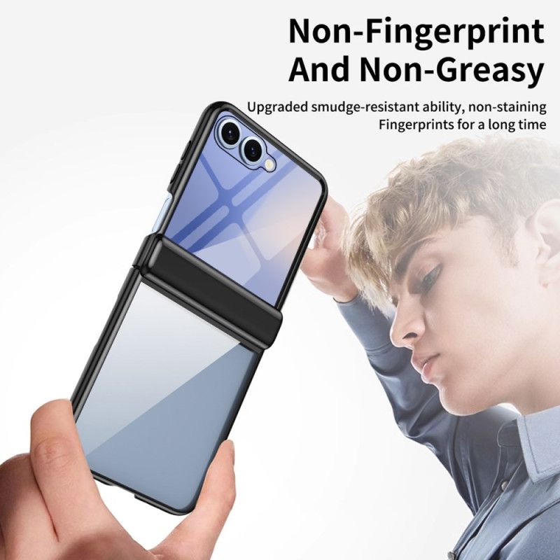 Hoesje Samsung Galaxy Z Flip 7 Bescherming Voor Scharnieren Met Metaaleffect