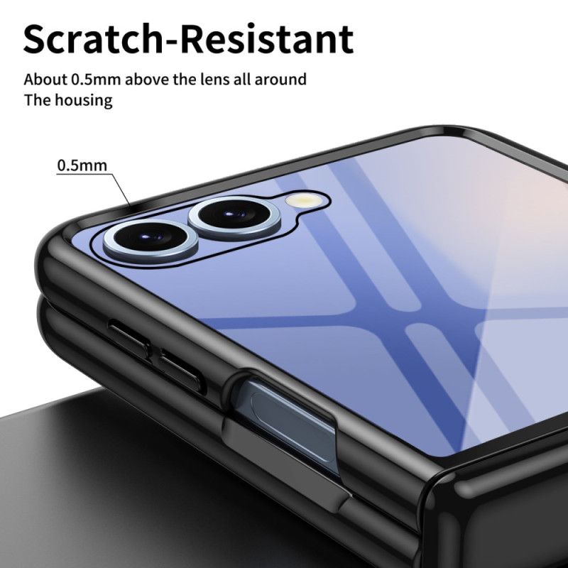 Hoesje Samsung Galaxy Z Flip 7 Bescherming Voor Scharnieren Met Metaaleffect