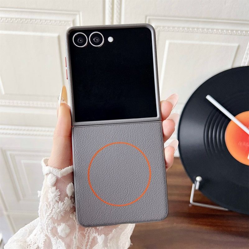 Hoesje Samsung Galaxy Z Flip 7 Compatibel Met Magsafe Orange Ring