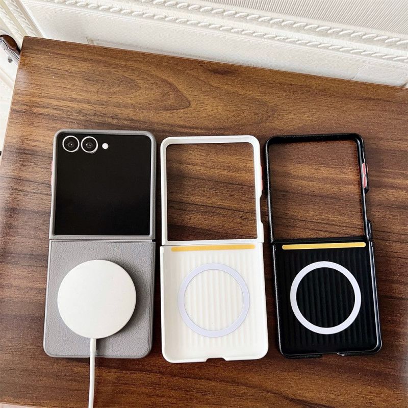 Hoesje Samsung Galaxy Z Flip 7 Compatibel Met Magsafe Orange Ring