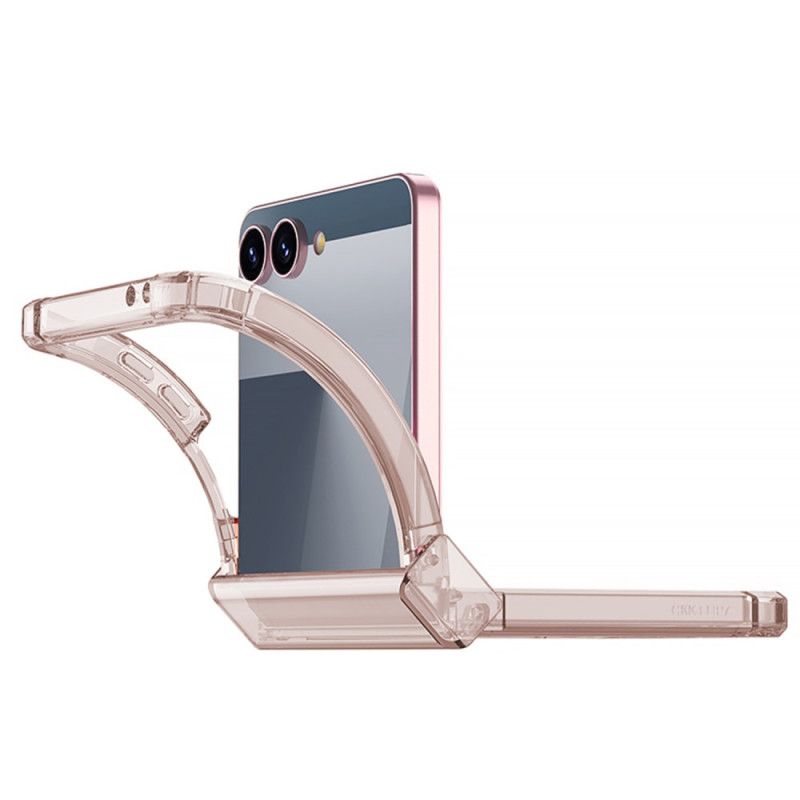 Hoesje Samsung Galaxy Z Flip 7 Gekleurd Doorschijnend Met Airbagbescherming Bescherming Hoesje