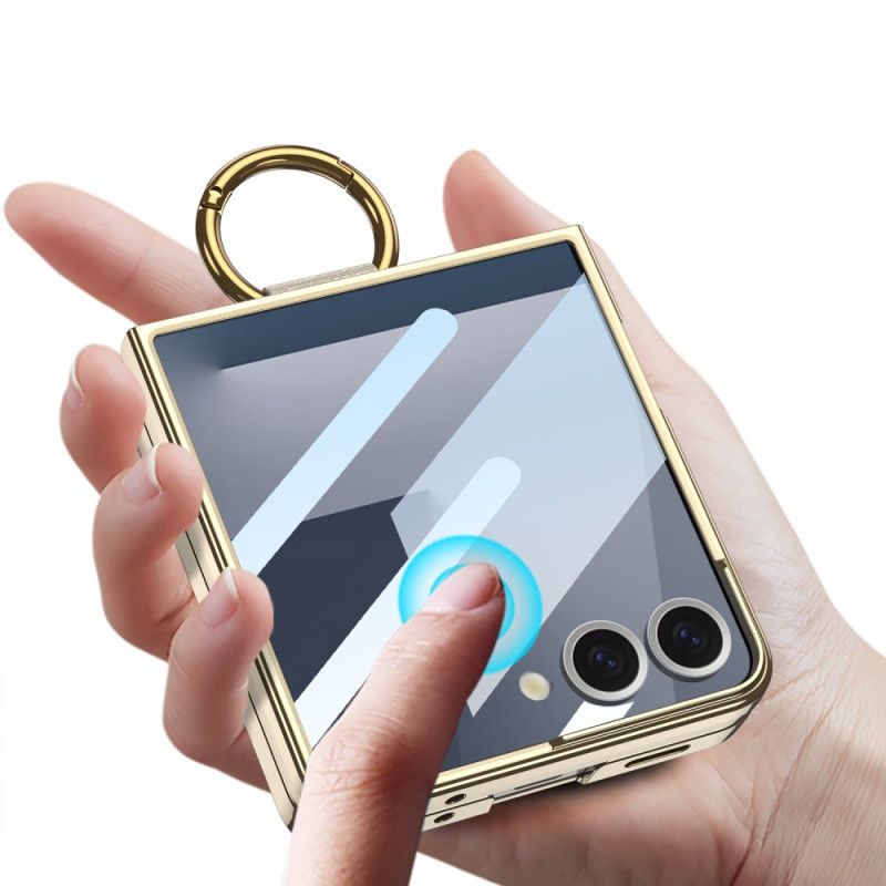 Hoesje Samsung Galaxy Z Flip 7 Gkk-screenprotector En Ringhouder